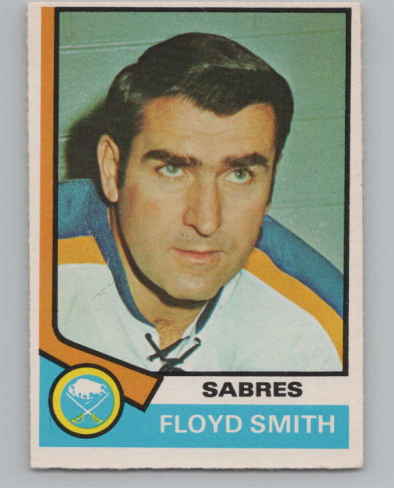 1974-75 O-Pee-Chee #176 Floyd Smith CO  Buffalo Sabres  V103636 Image 1