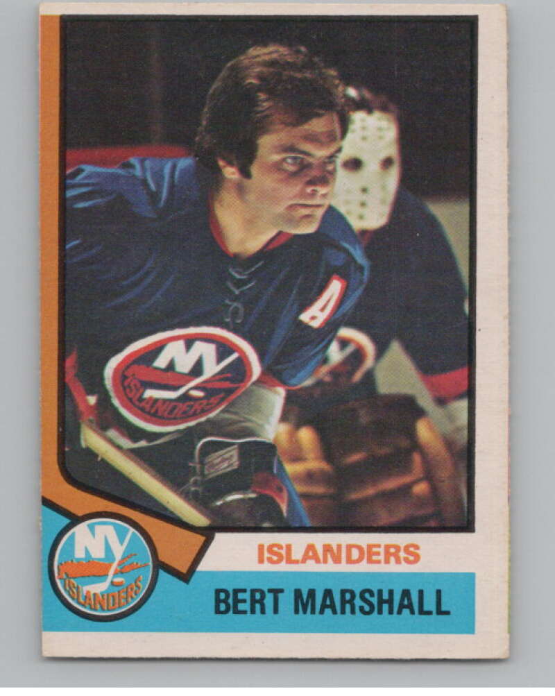 1974-75 O-Pee-Chee #177 Bert Marshall  New York Islanders  V103638 Image 1