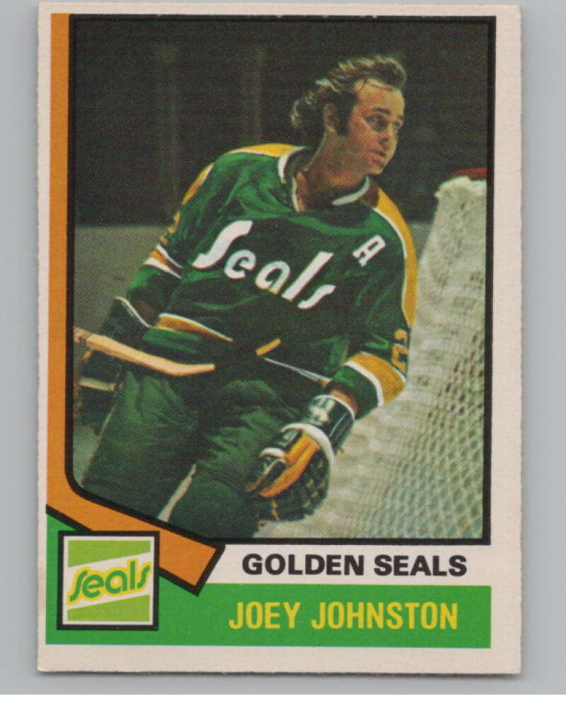 1974-75 O-Pee-Chee #185 Joey Johnston   V103654 Image 1