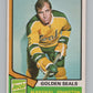 1974-75 O-Pee-Chee #189 Marshall Johnston  California Golden Seals  V103667 Image 1