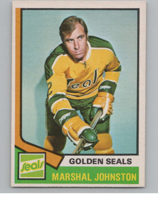 1974-75 O-Pee-Chee #189 Marshall Johnston  California Golden Seals  V103667 Image 1