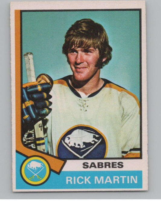 1974-75 O-Pee-Chee #190 Rick Martin  Buffalo Sabres  V103670 Image 1