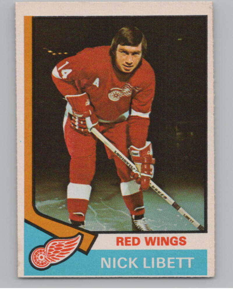 1974-75 O-Pee-Chee #193 Nick Libett  Detroit Red Wings  V103673 Image 1