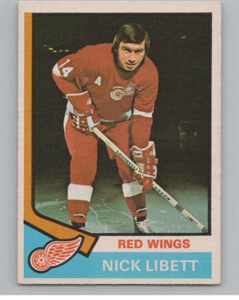 1974-75 O-Pee-Chee #193 Nick Libett  Detroit Red Wings  V103674 Image 1