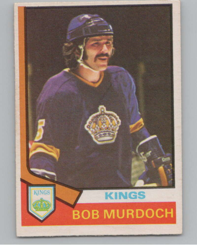 1974-75 O-Pee-Chee #194 Bob Murdoch  RC Rookie Los Angeles Kings  V103676 Image 1