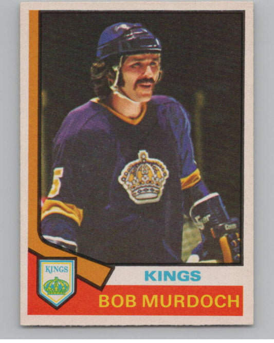 1974-75 O-Pee-Chee #194 Bob Murdoch  RC Rookie Los Angeles Kings  V103678 Image 1