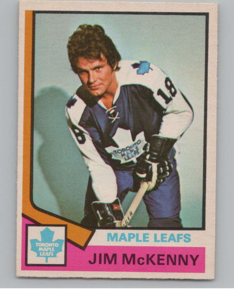 1974-75 O-Pee-Chee #198 Jim McKenny  Toronto Maple Leafs  V103680 Image 1