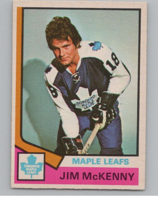 1974-75 O-Pee-Chee #198 Jim McKenny  Toronto Maple Leafs  V103680 Image 1