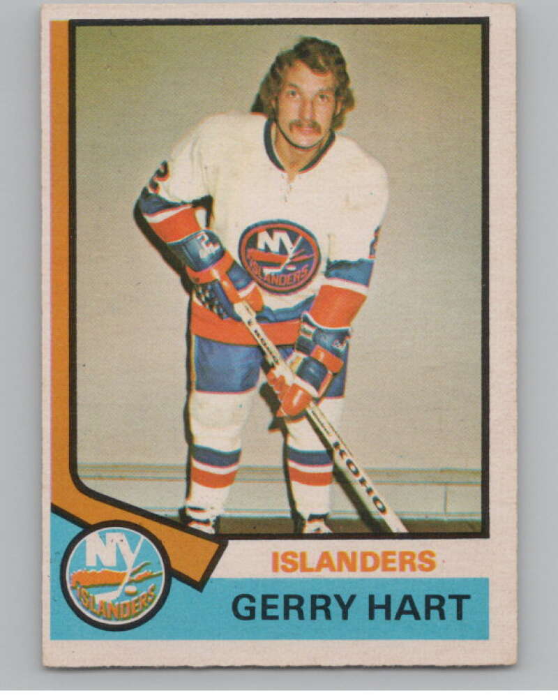 1974-75 O-Pee-Chee #199 Gerry Hart  New York Islanders  V103681 Image 1