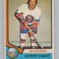 1974-75 O-Pee-Chee #199 Gerry Hart  New York Islanders  V103682 Image 1