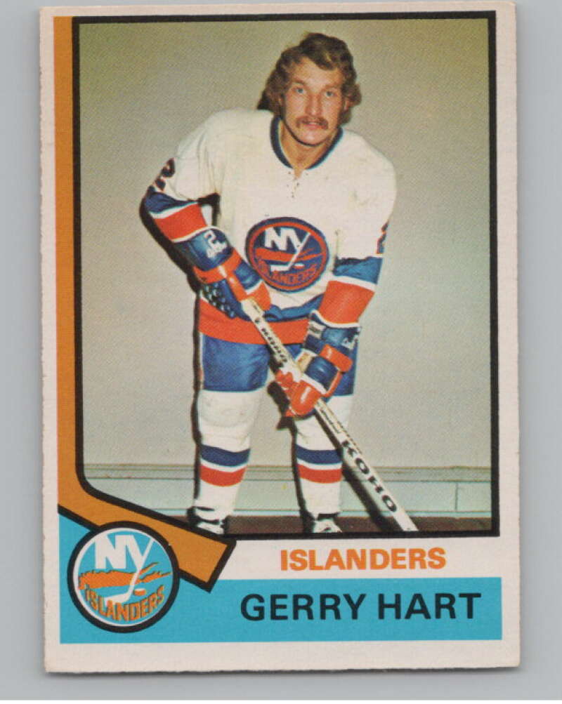 1974-75 O-Pee-Chee #199 Gerry Hart  New York Islanders  V103683 Image 1