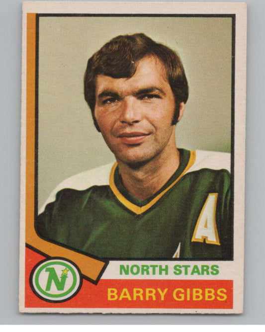 1974-75 O-Pee-Chee #203 Barry Gibbs  Minnesota North Stars  V103686 Image 1