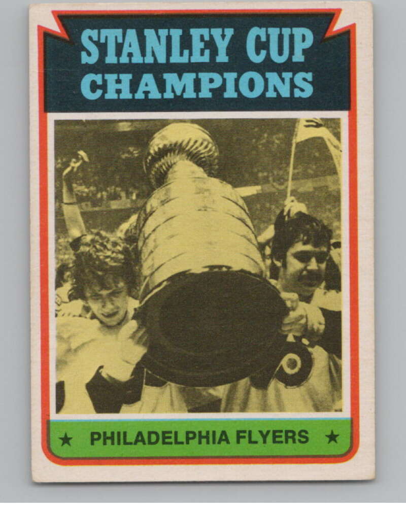 1974-75 O-Pee-Chee #216 Cup Champions  Philadelphia Flyers  V103697 Image 1