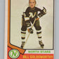 1974-75 O-Pee-Chee #220 Bill Goldsworthy  Minnesota North Stars  V103701 Image 1