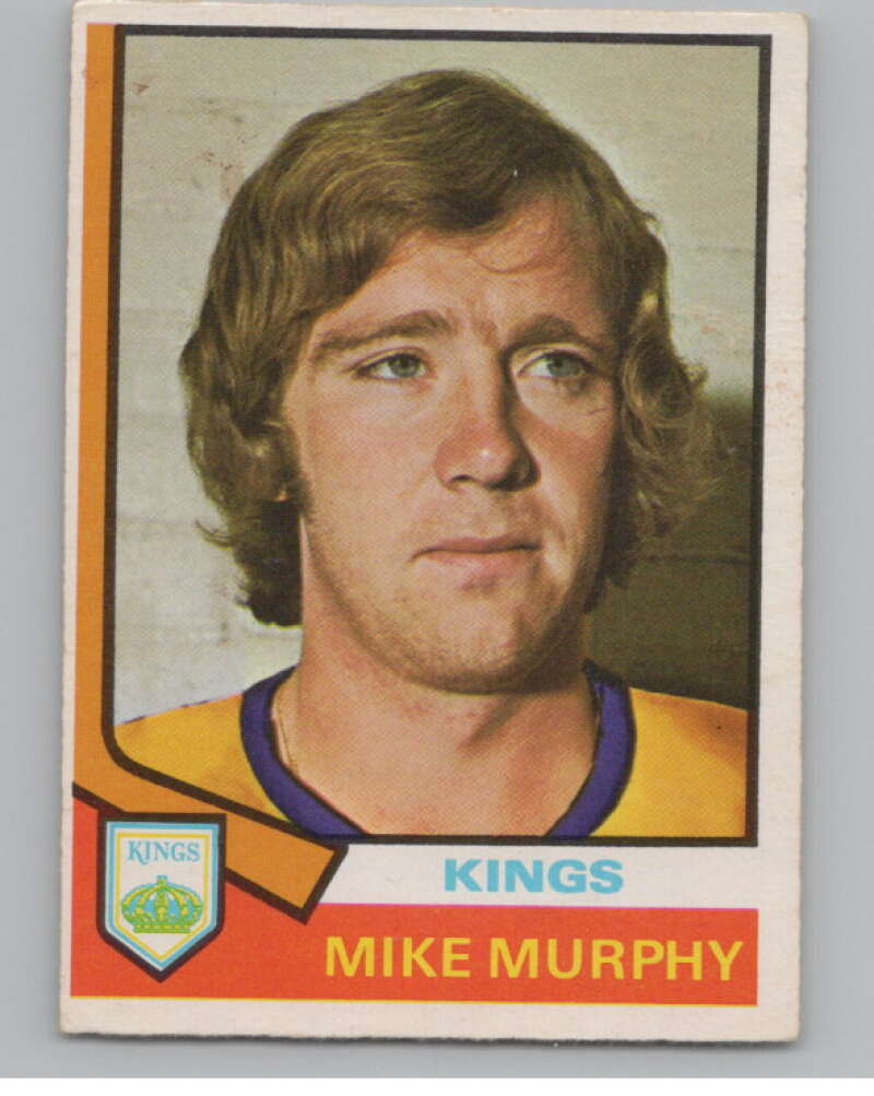 1974-75 O-Pee-Chee #224 Mike Murphy  Los Angeles Kings  V103707 Image 1