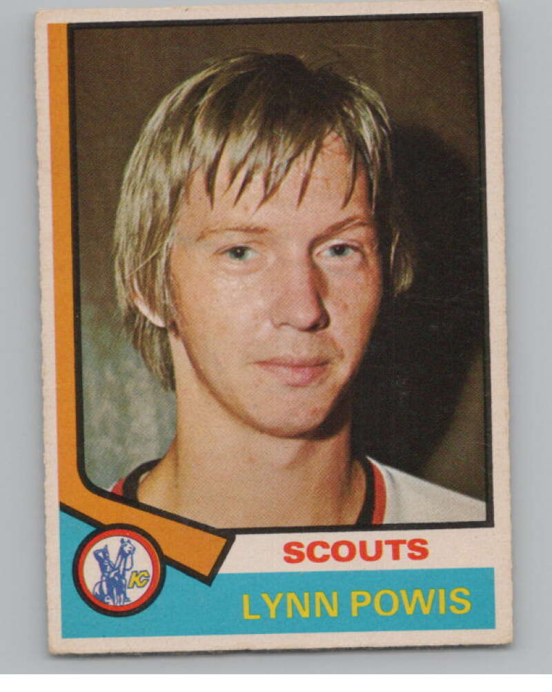 1974-75 O-Pee-Chee #227 Lynn Powis  Kansas City Scouts  V103711 Image 1