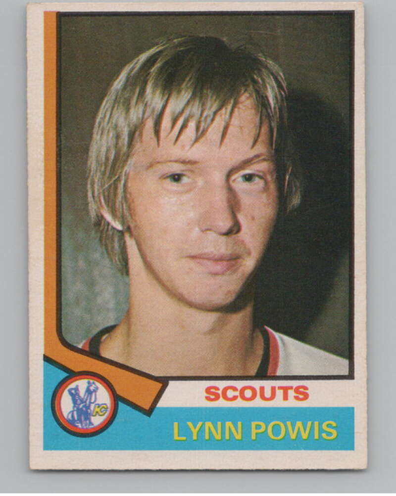 1974-75 O-Pee-Chee #227 Lynn Powis  Kansas City Scouts  V103712 Image 1