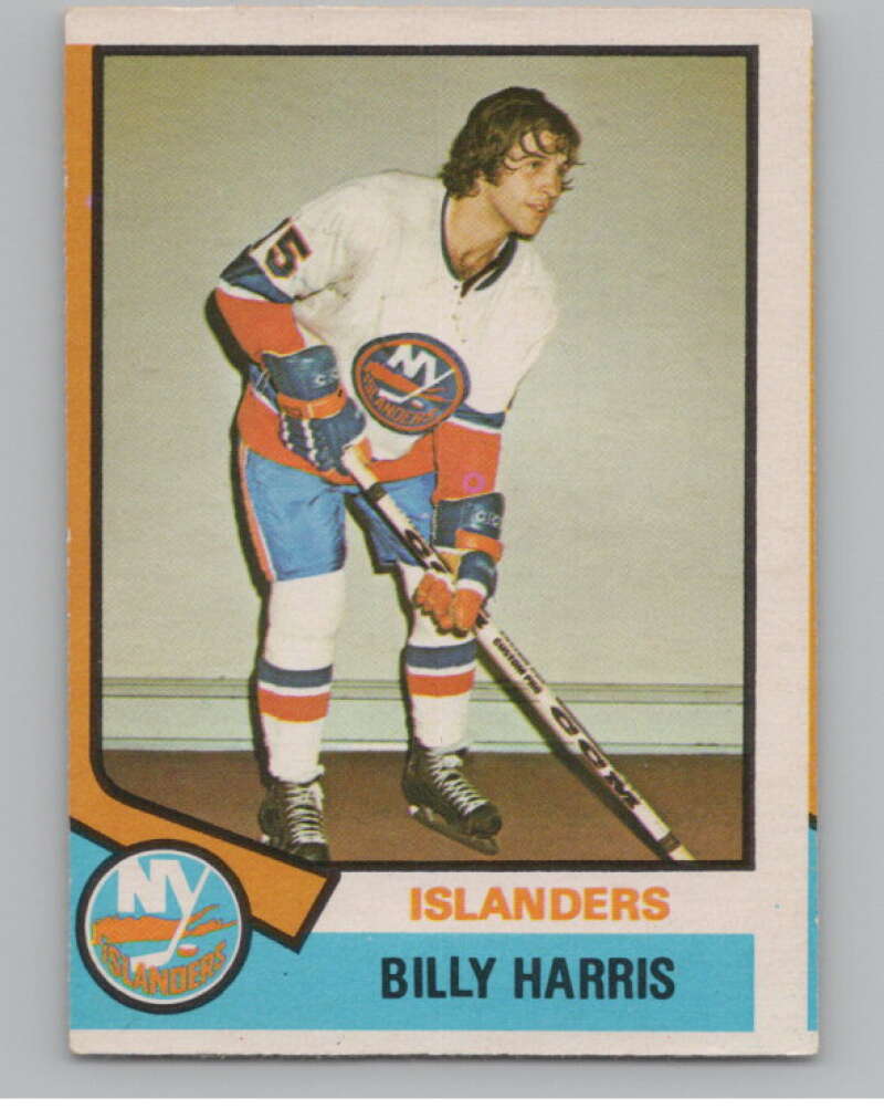 1974-75 O-Pee-Chee #228 Billy Harris  New York Islanders  V103713 Image 1