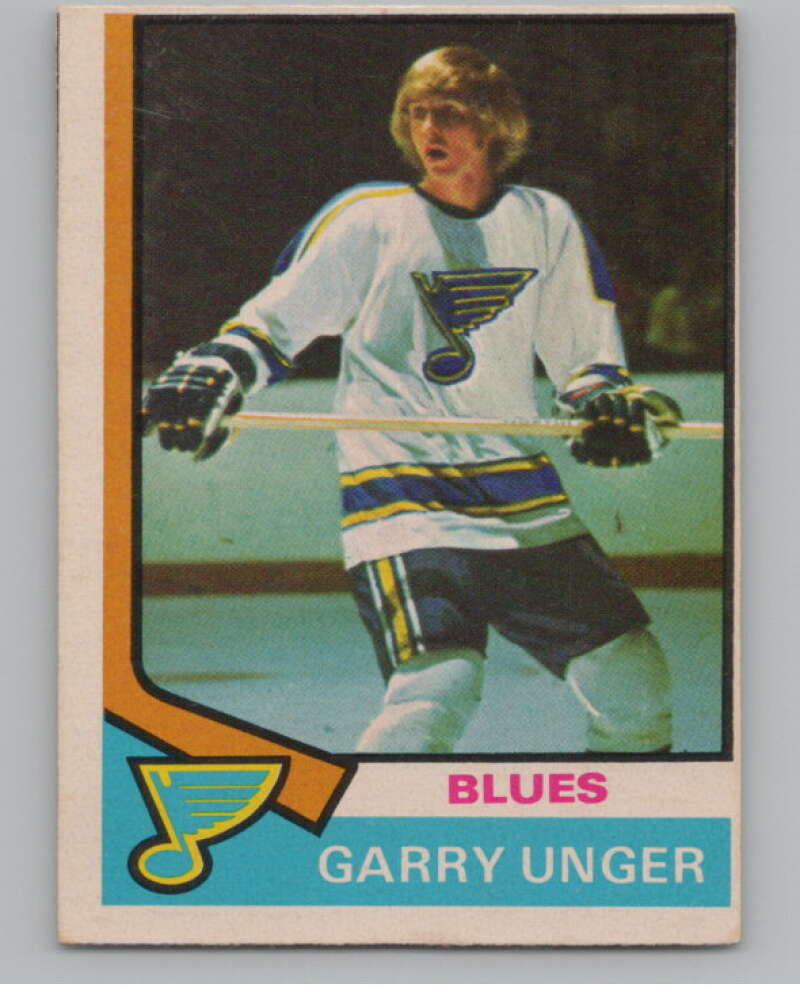 1974-75 O-Pee-Chee #237 Garry Unger  St. Louis Blues  V103720 Image 1