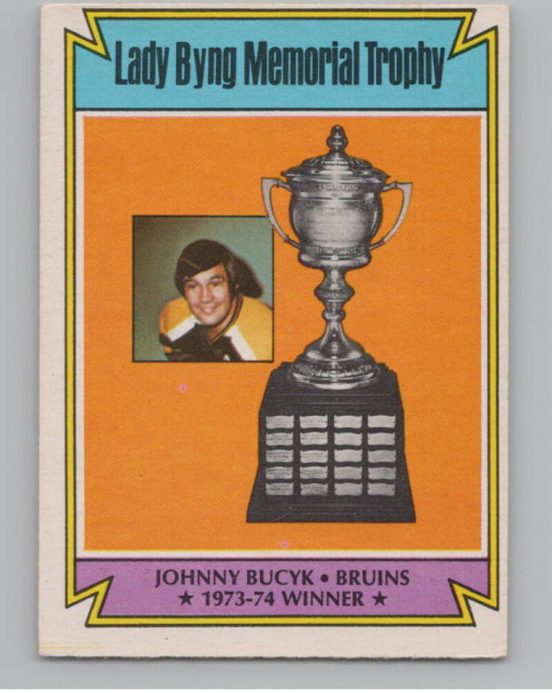1974-75 O-Pee-Chee #245 Johnny Bucyk  Boston Bruins  V103732 Image 1