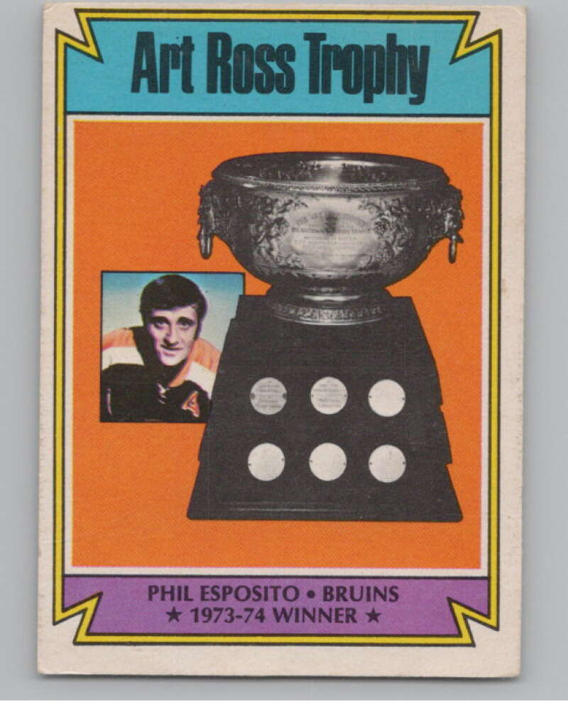 1974-75 O-Pee-Chee #246 Phil Esposito  Boston Bruins  V103733 Image 1