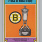 1974-75 O-Pee-Chee #247 Boston Bruins Prince of Wales Trophy  V103734 Image 1