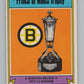 1974-75 O-Pee-Chee #247 Boston Bruins Prince of Wales Trophy  V103735 Image 1