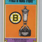 1974-75 O-Pee-Chee #247 Boston Bruins Prince of Wales Trophy  V103736 Image 1
