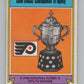 1974-75 O-Pee-Chee #253 Philadelphia Flyers Campbell Trophy  V103738 Image 1