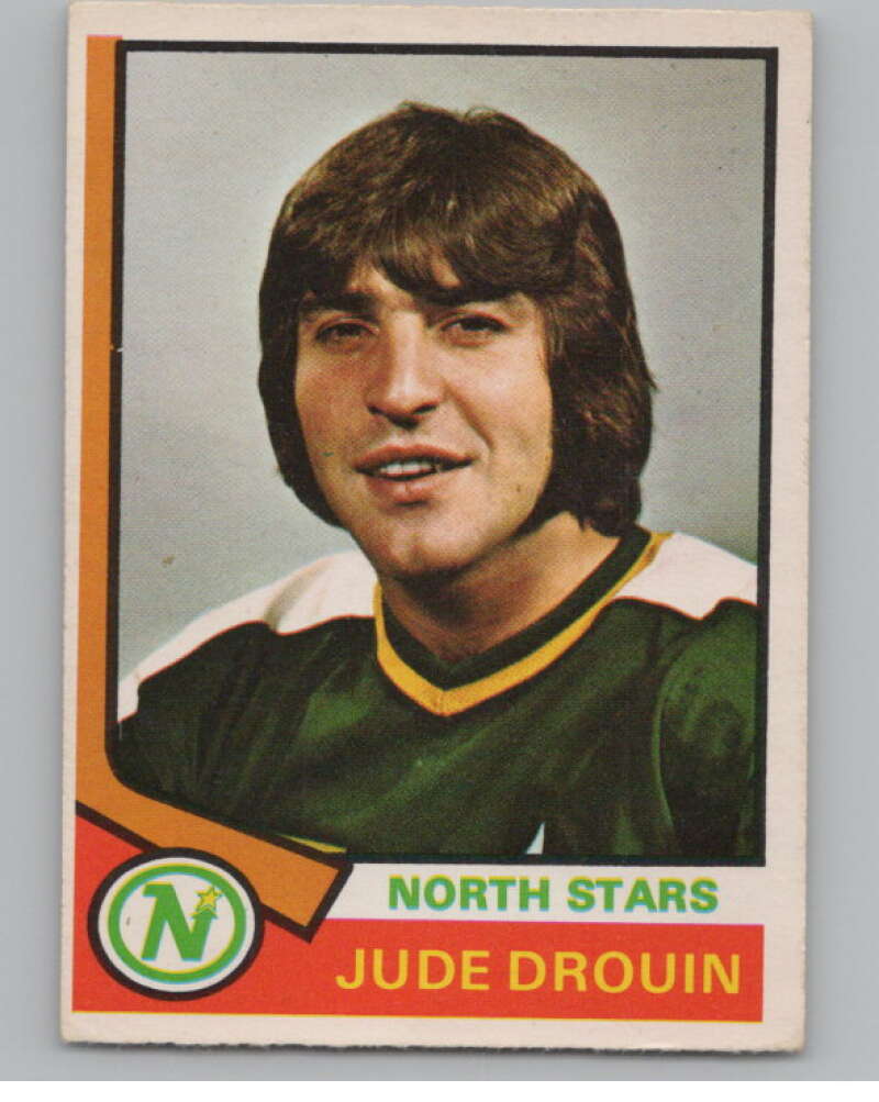 1974-75 O-Pee-Chee #255 Jude Drouin  Minnesota North Stars  V103742 Image 1
