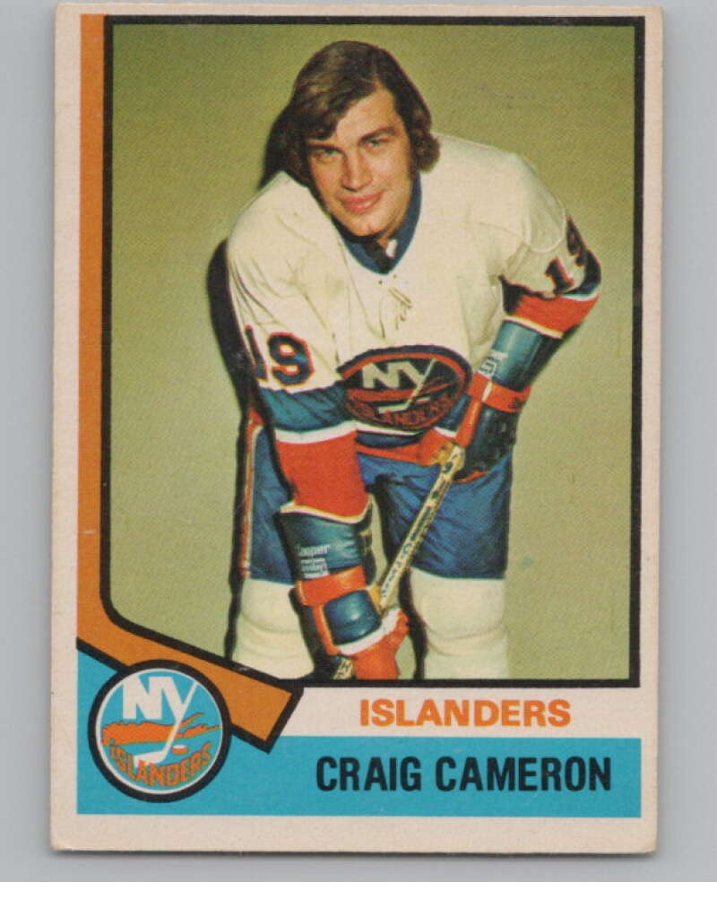 1974-75 O-Pee-Chee #263 Craig Cameron  New York Islanders  V103751 Image 1