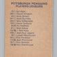 1974-75 O-Pee-Chee #274 Pittsburgh Penguins TC  Pittsburgh Penguins  V103764 Image 2