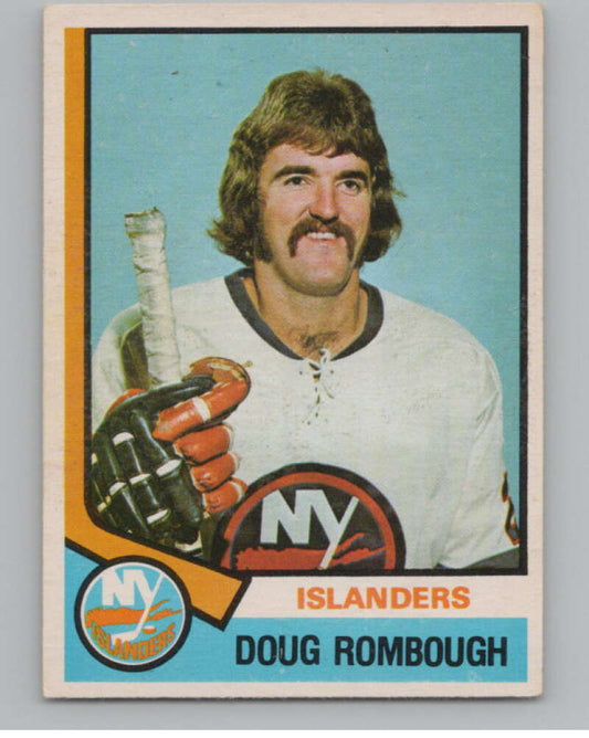 1974-75 O-Pee-Chee #279 Doug Rombough  RC Rookie New York  V103770 Image 1