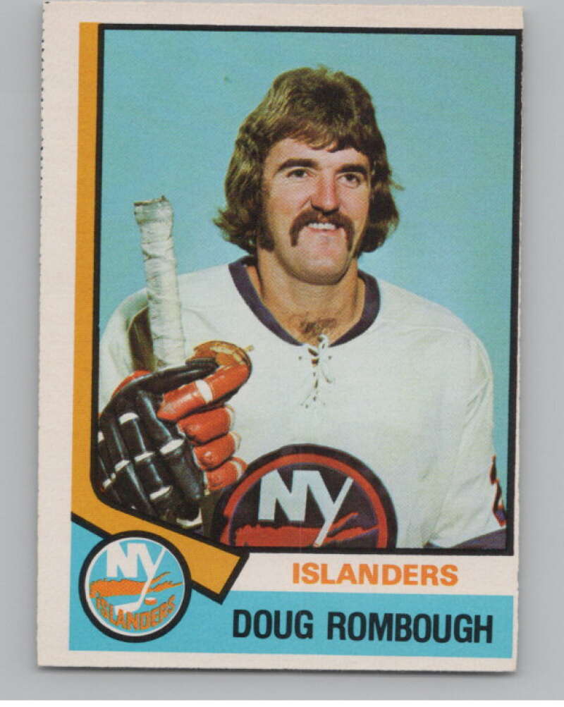 1974-75 O-Pee-Chee #279 Doug Rombough  RC Rookie New York  V103771 Image 1