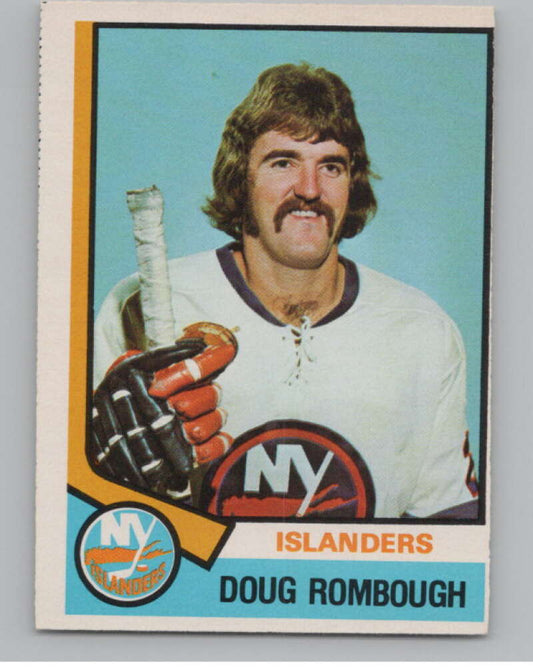1974-75 O-Pee-Chee #279 Doug Rombough  RC Rookie New York  V103771 Image 1