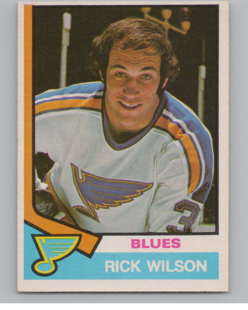 1974-75 O-Pee-Chee #284 Rick Wilson  RC Rookie St. Louis Blues  V103773 Image 1
