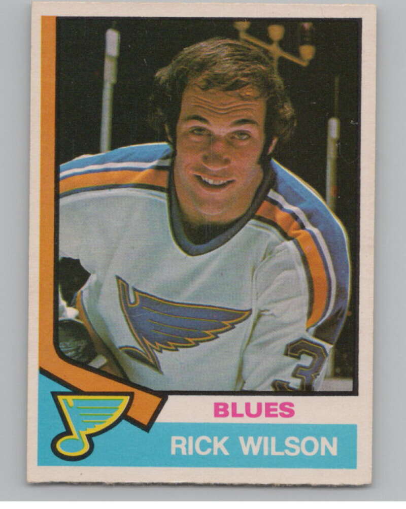 1974-75 O-Pee-Chee #284 Rick Wilson  RC Rookie St. Louis Blues  V103774 Image 1