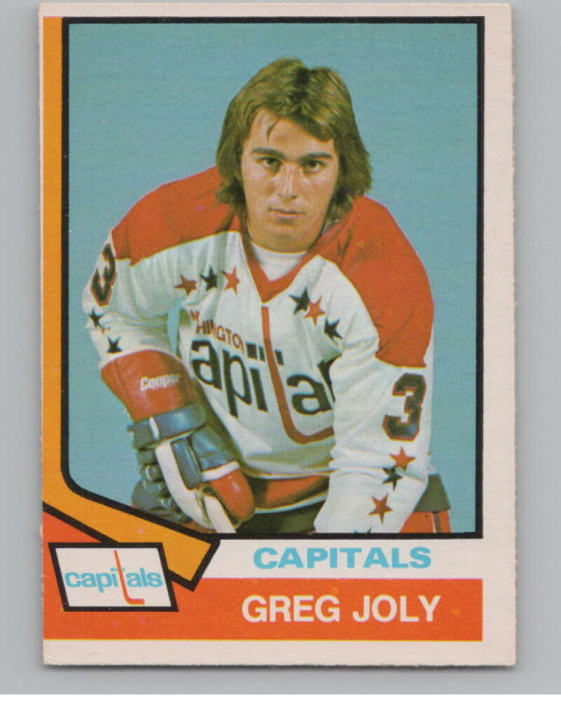 1974-75 O-Pee-Chee #294 Greg Joly  RC Rookie Washington Capitals  V103780 Image 1