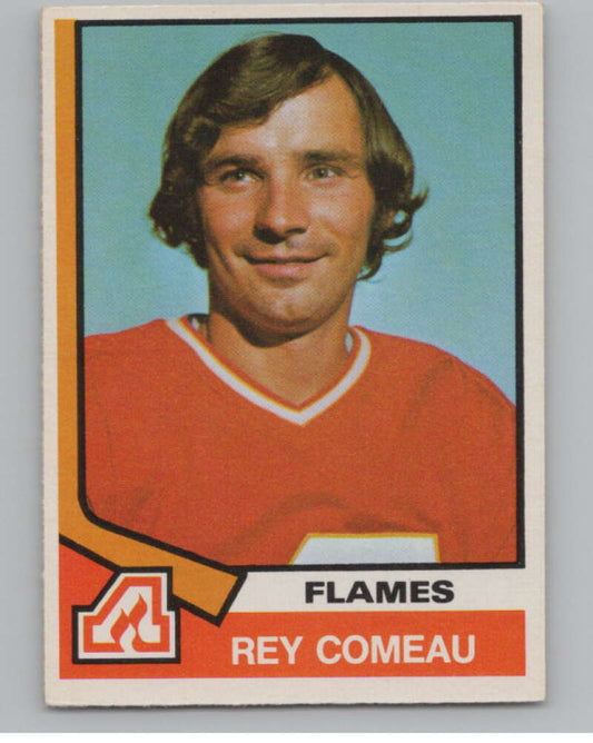 1974-75 O-Pee-Chee #296 Rey Comeau  Atlanta Flames  V103782 Image 1