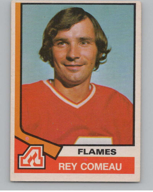1974-75 O-Pee-Chee #296 Rey Comeau  Atlanta Flames  V103783 Image 1