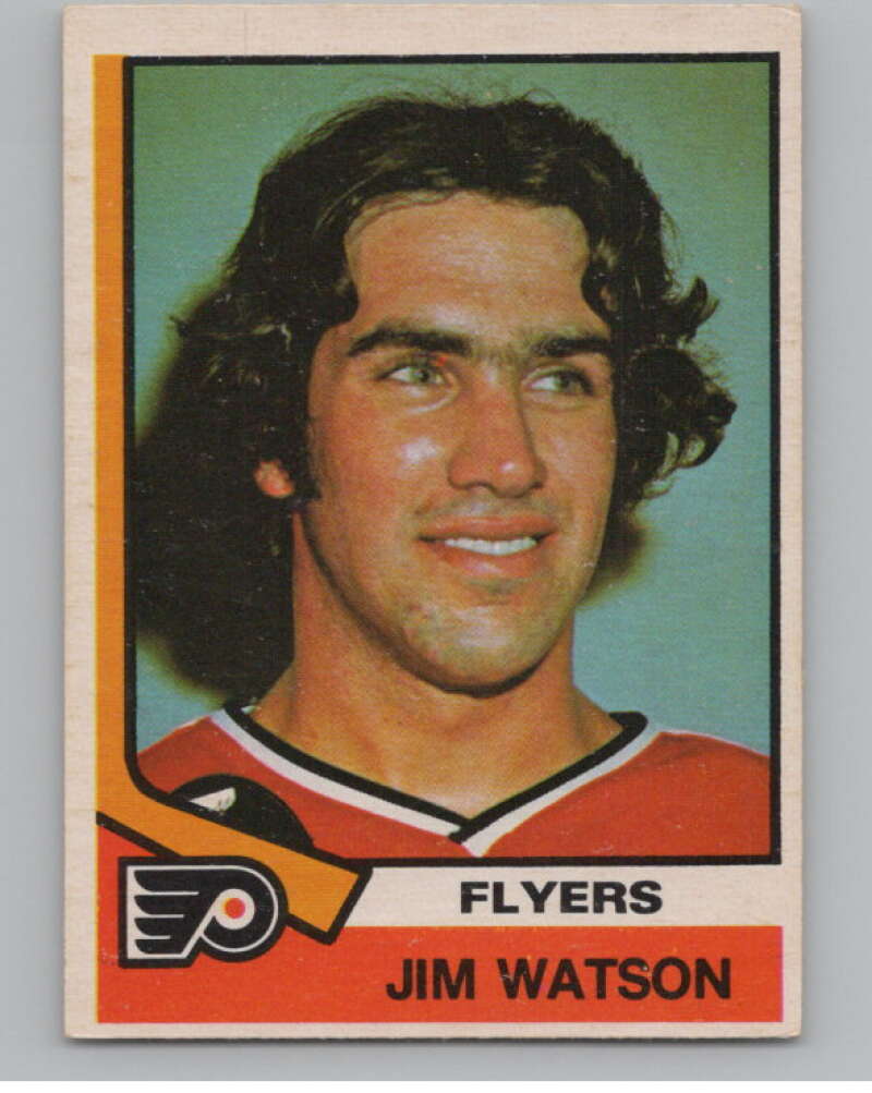 1974-75 O-Pee-Chee #303 Jim Watson  RC Rookie Philadelphia Flyers  V103788 Image 1