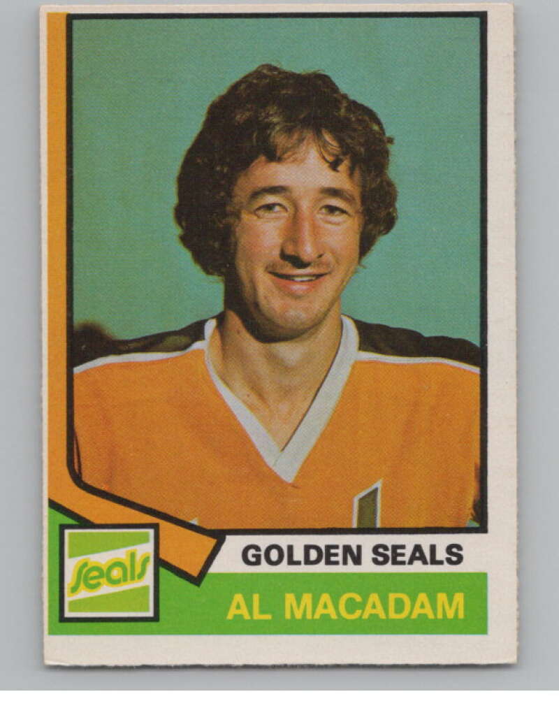 1974-75 O-Pee-Chee #301 Al MacAdam  RC Rookie Golden Seals  V103790 Image 1