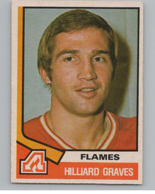 1974-75 O-Pee-Chee #306 Hilliard Graves  Atlanta Flames  V103791 Image 1
