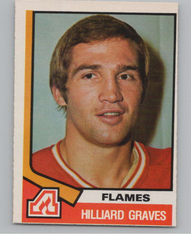 1974-75 O-Pee-Chee #306 Hilliard Graves  Atlanta Flames  V103792 Image 1