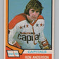 1974-75 O-Pee-Chee #314 Ron Anderson  RC Rookie Capitals  V103801 Image 1