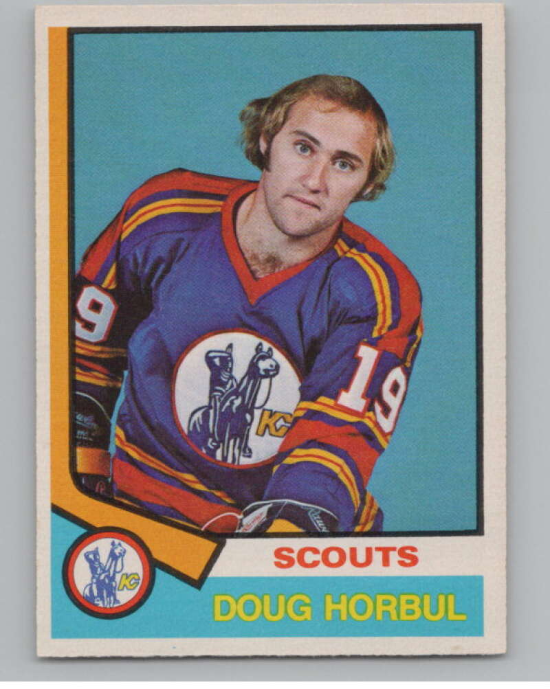1974-75 O-Pee-Chee #317 Doug Horbul  RC Rookie Kansas City Scouts  V103802 Image 1
