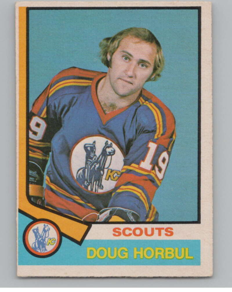 1974-75 O-Pee-Chee #317 Doug Horbul  RC Rookie Kansas City Scouts  V103803 Image 1