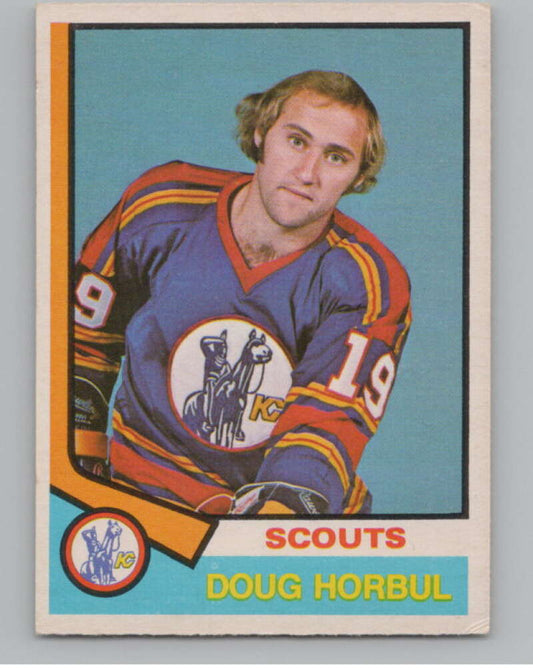 1974-75 O-Pee-Chee #317 Doug Horbul  RC Rookie Kansas City Scouts  V103804 Image 1