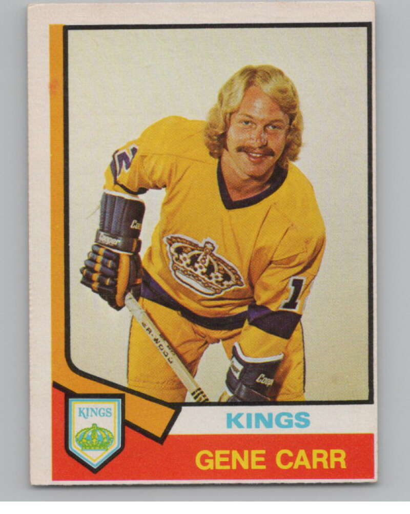 1974-75 O-Pee-Chee #320 Gene Carr  RC Rookie Los Angeles Kings  V103806 Image 1
