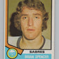 1974-75 O-Pee-Chee #328 Brian Spencer  Buffalo Sabres  V103813 Image 1